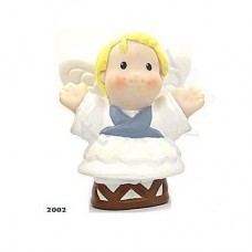 fisher price little people christmas bible nativity lil sheperds replacement figure angel blue sash 2002   